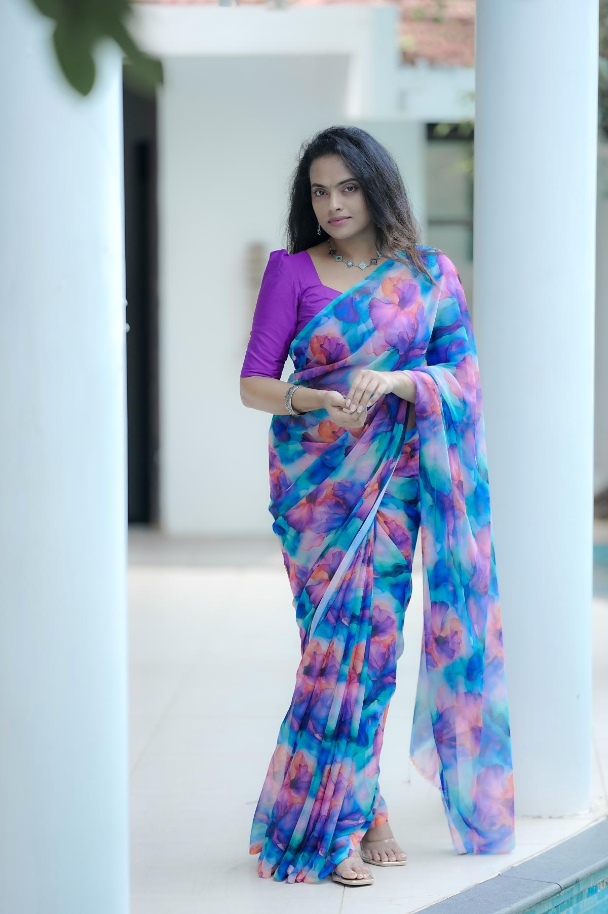 Chiffon rainbow